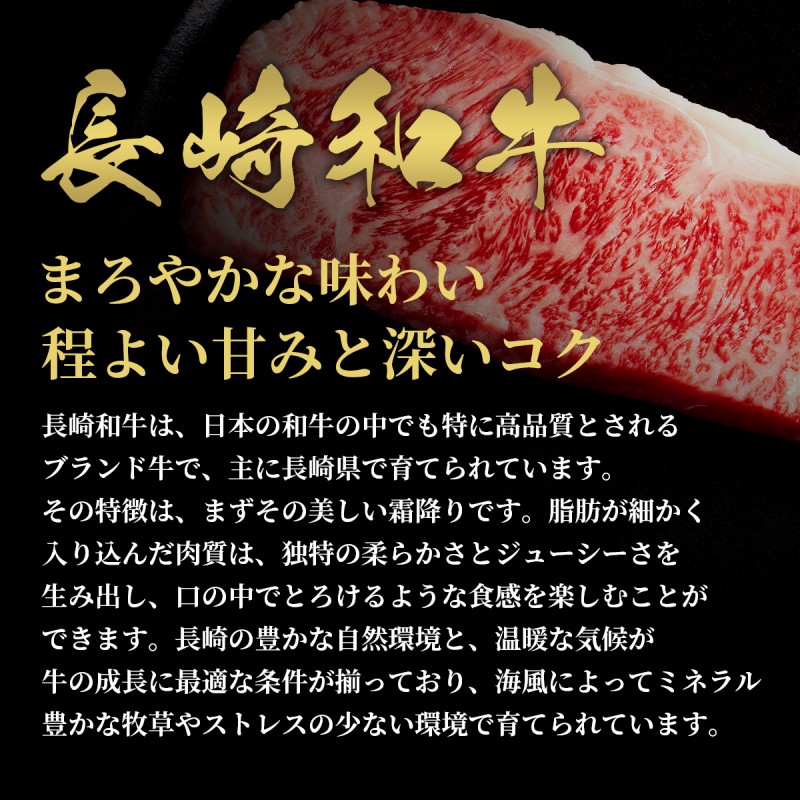 【和牛セレブ】長崎和牛サーロインステーキ 180g×3枚( 長崎和牛 和牛 サーロインステーキ サーロイン )【E0-020】