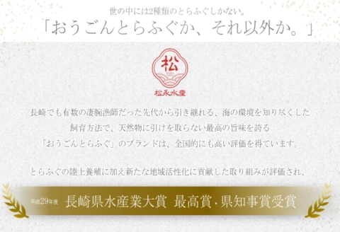 活〆おうごんとらふぐ刺身2人前セット( おうごんとらふぐ とらふぐ 高品質 高評価 刺身 )【B5-109】
