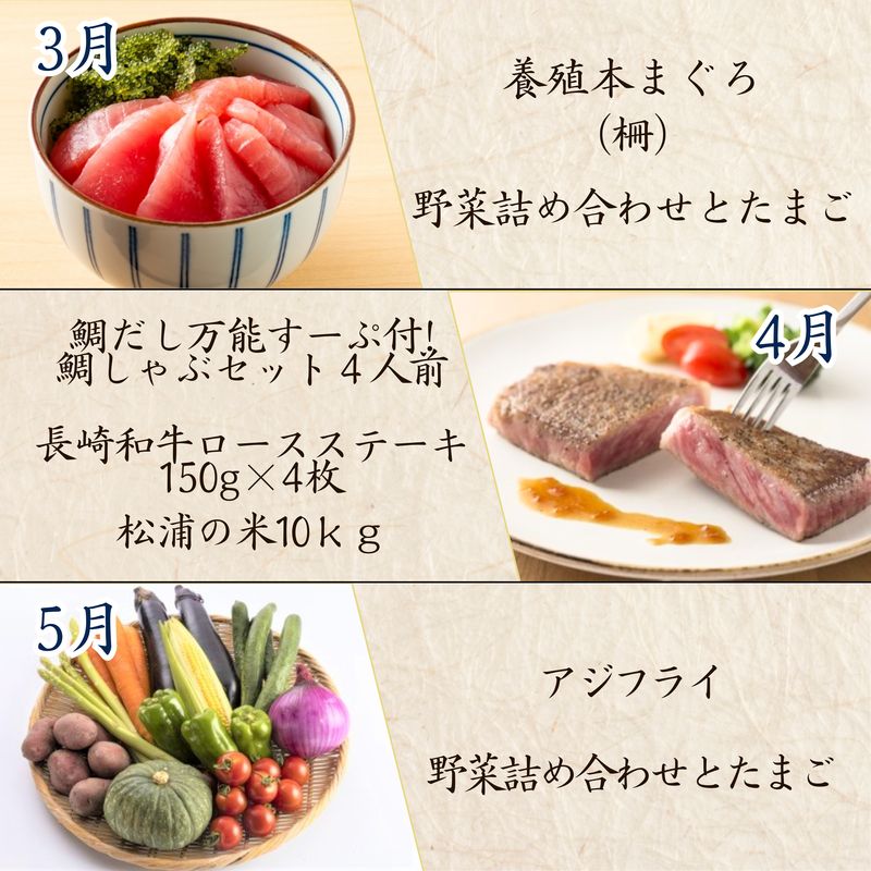 松浦よかとこ玉手箱★2025銀の箱【定期便】( 海の幸 山の幸 詰め合わせ 定期便 美味しい 海産物 野菜 果物 米 肉 果物 松浦市 )【P40-001】