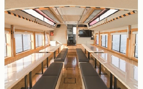 九州発！貸し切り遊覧船つばき号　弘法大師が筆をおとす美しさ「いろは島」デイクルーズ（2時間）【M00-002】