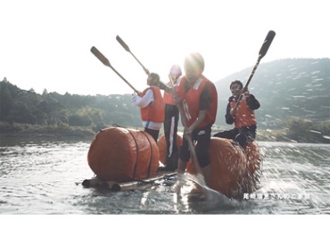 いかだ作り体験(体験交流型メニュー)【D7-007】