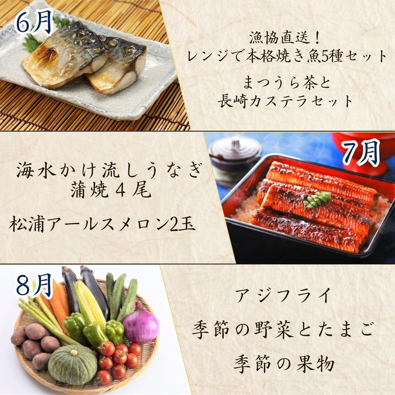 松浦よかとこ玉手箱★2025大箱【定期便】( 海の幸 山の幸 詰め合わせ 定期便 美味しい 海産物 野菜 果物 米 肉 果物 松浦市 )【N20-001】