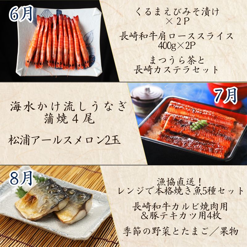 松浦よかとこ玉手箱★2025銀の箱【定期便】( 海の幸 山の幸 詰め合わせ 定期便 美味しい 海産物 野菜 果物 米 肉 果物 松浦市 )【P40-001】