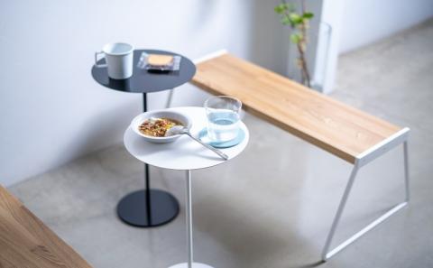 サイドテーブル　グレー【F0-017-03CV】