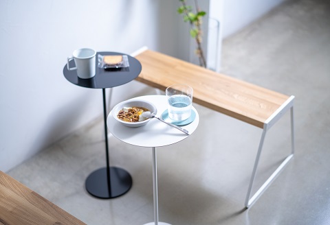 ベンチ　ブラック×クリア【G0-012-02CV】