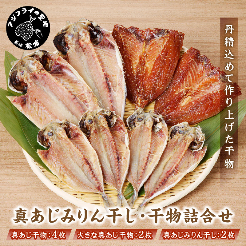 真あじみりん干し・干物詰合せ【B2-179】