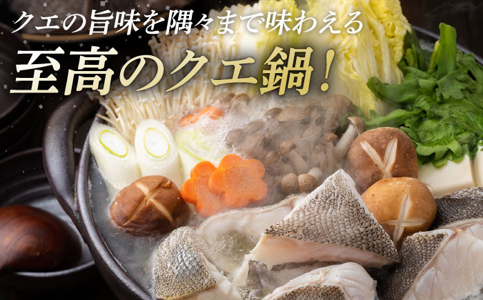 【全12回定期便】幻の魚 クエ 鍋 セット 400g 《対馬市》【海風商事】九州 長崎 対馬 ちり鍋 アラ [WAD037]