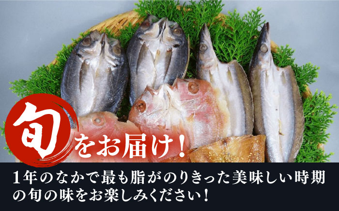 対馬  一汐干し と ぶり 味噌漬け セット 《 対馬市 》【 うえはら株式会社 】新鮮 アジ 穴子 カマス 連子鯛 干物 ブリ味噌 浸け 発酵 熟成 海産物 朝食 冷凍 [WAI080]