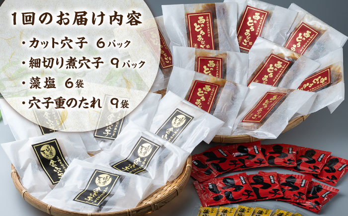 【全12回定期便】対馬産 穴子 詰め合わせ 15PAC《 対馬市 》【対馬水産株式会社】対馬 新鮮 とろ あなご ふわふわ 煮穴子 冷凍 海鮮 [WAV012]