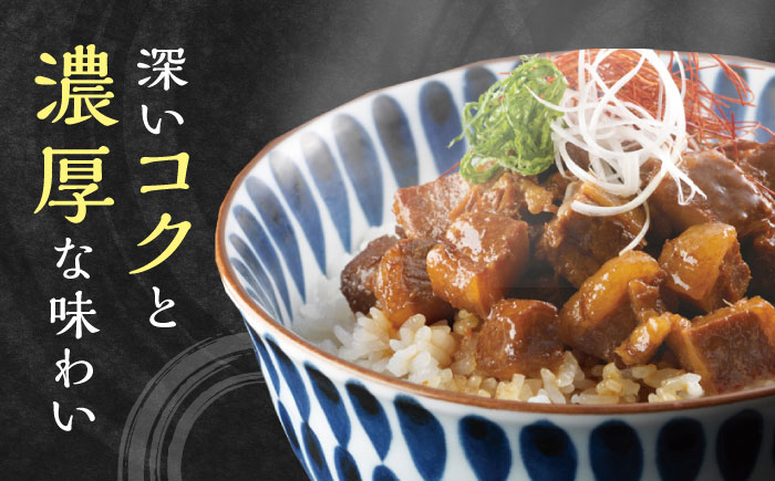 【全12回定期便】【簡易包装】角煮まぶし 10袋（5袋×2） 《対馬市》【岩崎本舗】角煮 かくに まぶし [WBC090]