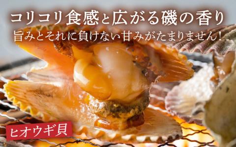 対馬 さざえ ヒオウギ貝 セット 計2kg [WAD003]