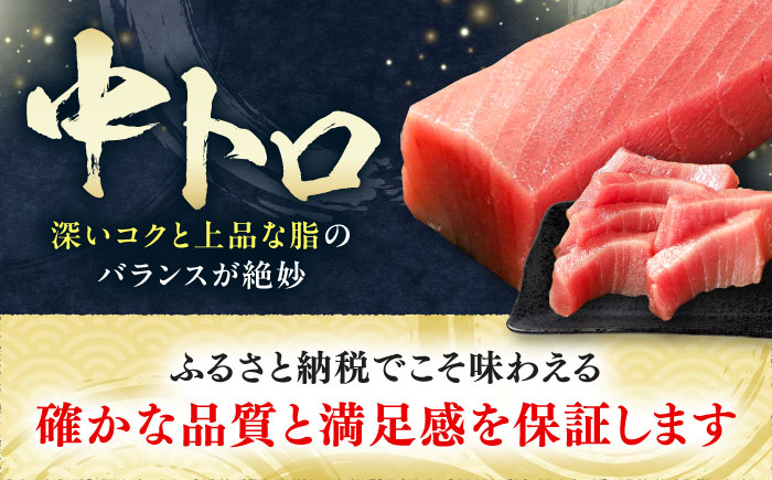 【12/11入金分まで年内発送】対馬産 養殖 本マグロ　中トロ 1.2kg(8パック)《対馬市》【対海】マグロ 鮪 まぐろ 本鮪 中とろ [WAH020]