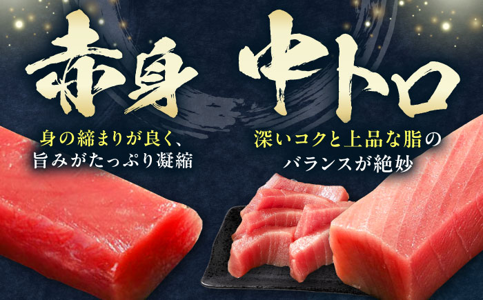 【全12回定期便】 対馬産 本マグロ 3種 計900g（赤身/中トロ/ネギトロ）《対馬市》【対海】 冷凍配送 食べ比べ 贈り物 魚介類 [WAH042]