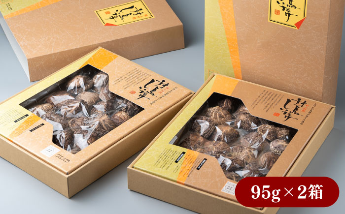 対馬 原木 どんこ椎茸 2箱《対馬市》【うえはら株式会社】 対馬産 肉厚 しいたけ 乾燥 きのこ 贈り物 [WAI014]