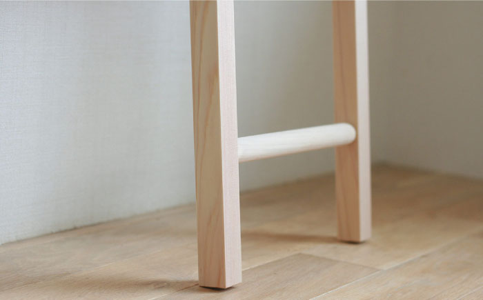 対馬ヒノキの姿見  《対馬市》 【家具製作所kiiro】 [WAL030]