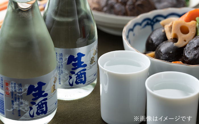 【全12回定期便】白嶽 生酒 300ml 12本 《対馬市》【白嶽酒造株式会社】 [WAN029]