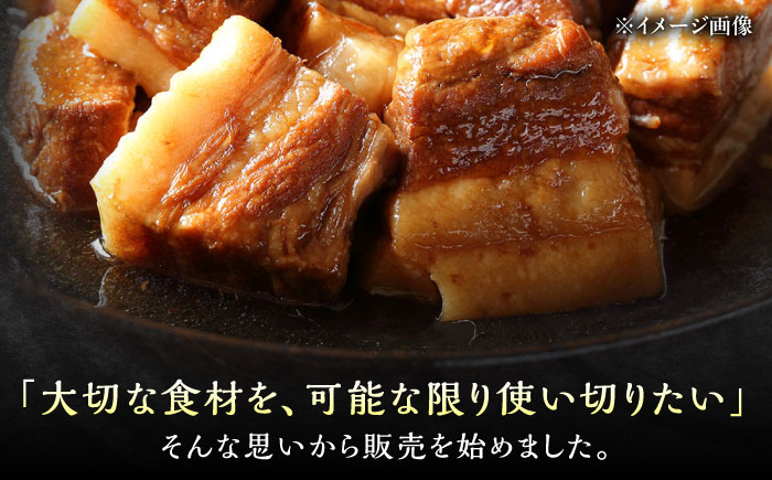 【全3回定期便】【簡易包装】角煮まぶし 10袋（5袋×2） 《対馬市》【岩崎本舗】角煮 かくに まぶし [WBC088]