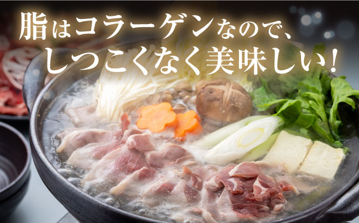猪肉 メスの 極上 モモ スライス 【株式会社対馬またぎ】《対馬市》 BBQ 焼肉 鍋 猪肉 肉 ジューシー おつまみ [WBD004]