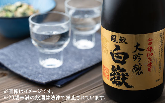 【全12回定期便】日本酒 白嶽 大吟醸 720ml 《対馬市》【白嶽酒造株式会社】 [WAN014]