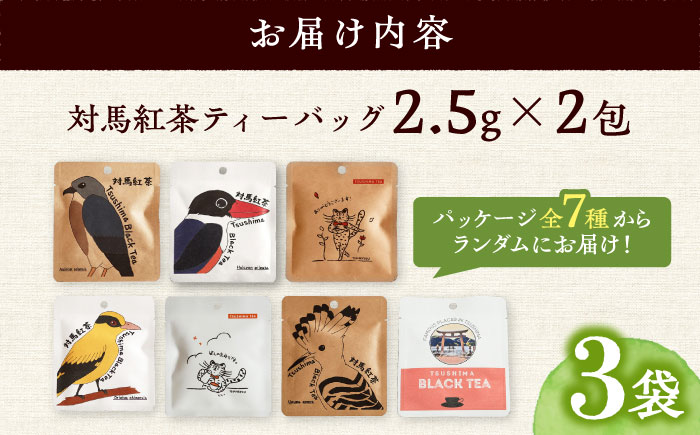 【12/21入金分まで年内発送】対馬紅茶2包入り 3個セット 《対馬市》 【つしま大石農園】 長崎 対馬 ティー お茶 飲料 [WBE016]