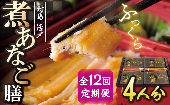 【全12回定期便】対馬 煮あなご膳 セット《対馬市》【対馬地域商社】九州 長崎 アナゴ [WAC038]
