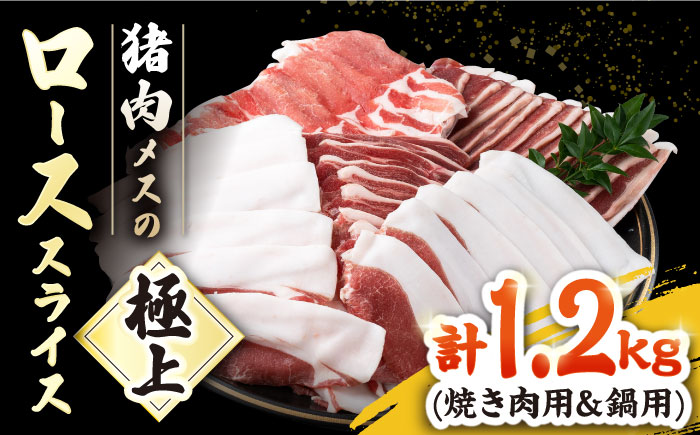 猪肉メスの極上ローススライス【株式会社対馬またぎ】《対馬市》 BBQ 焼肉 鍋 猪肉 肉 ジューシー おつまみ [WBD003]