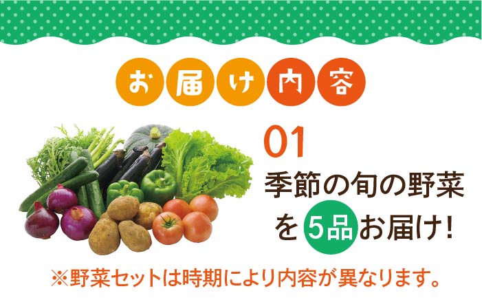 【全3回定期便】壱岐産 つや姫 5kg・旬の野菜 5品《壱岐市》【壱岐市農業協同組合】 [JBO047] 野菜 やさい 旬 季節 セット 詰め合わせ 産地直送 新鮮 サラダ 米 お米 ご飯 ごはん 白米 5キロ 定期便   69000 69000円