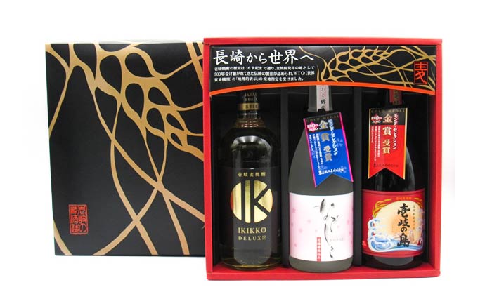 【年内発送】麦焼酎 お酒 飲み比べ 壱岐の蔵酒造 モンドセレクション 金賞受賞 720ml 3本入りセット [JDB098] 21000 21000円  のし ギフト