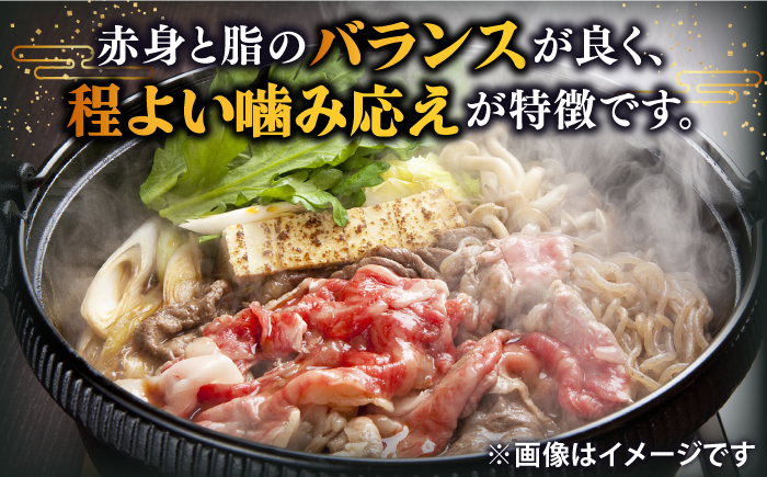 【全2回定期便】特選壱岐牛肩ロースうす切り 400g [JDD041]