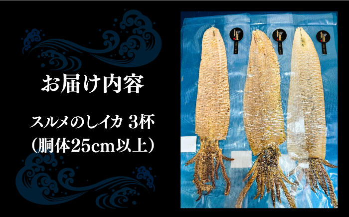 スルメのしイカ 3杯 《壱岐市》【株式会社マルショウ】 いか スルメ おつまみ [JEW008] 12000 12000円