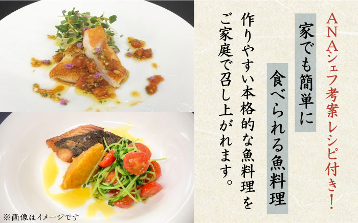 【ANA限定】アカハタ 、イサキ 1人前 壱岐玄海船団丸の魚（切り身）セット ～ANAシェフ洋食レシピ付き～ [JFC008] 海産物
