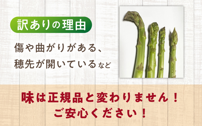 【先行予約】壱岐産 訳アリ アスパラ 1kg【2026年3月下旬以降順次発送】≪壱岐市≫【アスパラガス専門やまかわ屋】国産 冷蔵配送 産地直送 新鮮 [JGZ001]