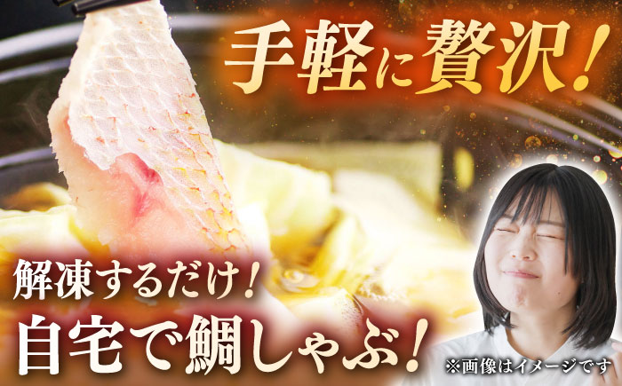 【 あごだし 】 あごだし 真鯛 しゃぶしゃぶ (鯛茶漬け２パック付き)《壱岐市》【若宮水産】 [JAH071] たい タイ 鍋 お茶漬け 13000 13000円 海産物