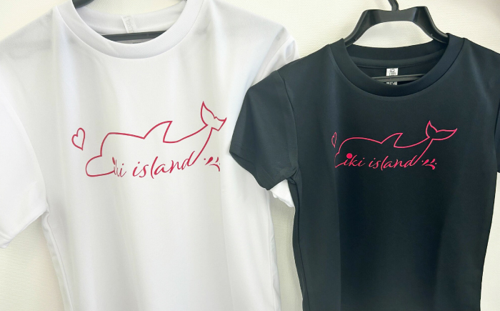 壱岐オリジナルイルカTシャツ親子セット≪壱岐市≫【下久商店株式会社】 Tシャツ お土産 焼酎 壱岐島 離島 [JBZ080] 服