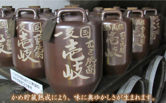 麦焼酎 樽貯蔵 22度 かめ貯蔵 27度 2本セット 《壱岐市》【天下御免】[JDB027] 14000 14000円 のし ギフト