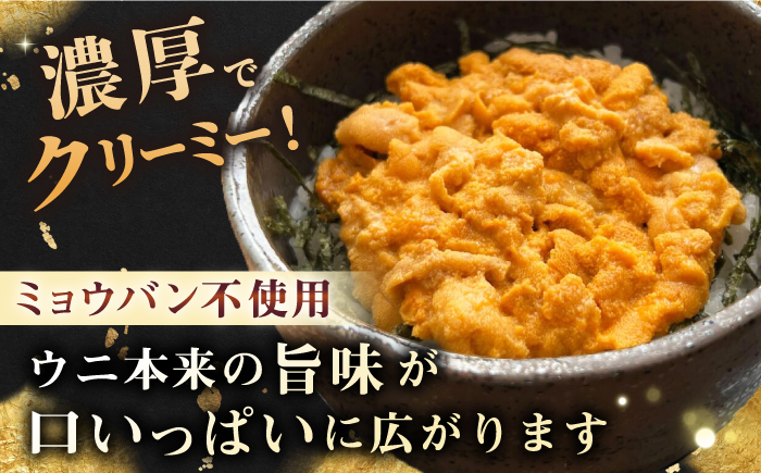 【お歳暮対象】【年内発送】数量限定！壱岐の生うに 60g×1本《壱岐市》【大幸物産】生ウニ 生雲丹 ウニ 雲丹 希少 産地直送 冷凍配送 17000円 17000 1.6万円 [JEH024]