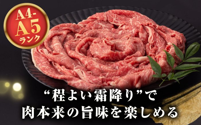 【A4～A5ランク】長崎和牛 モモスライス 400g（しゃぶしゃぶ・すき焼き用）《壱岐市》【野中精肉店】 牛 牛肉 和牛 国産 長崎和牛 霜降り しゃぶしゃぶ すき焼き すき焼 ギフト 贈答用 冷凍配送 A4 A5 [JGC012]