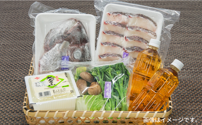 タイ 鍋 天然真鯛の鍋セット 《壱岐市》【一支國屋】[JCC002] 16000 16000円 海産物