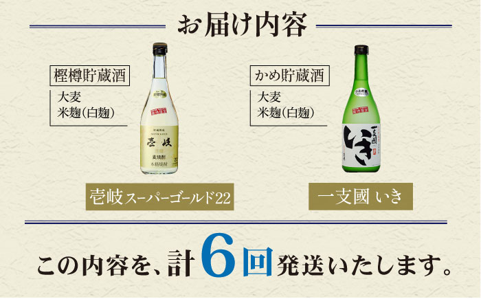 【全6回定期便】「麦焼酎発祥の地」からの贈り物 [JCM008] 定期便 むぎ焼酎 麦焼酎 焼酎 酒 お酒 78000 78000円