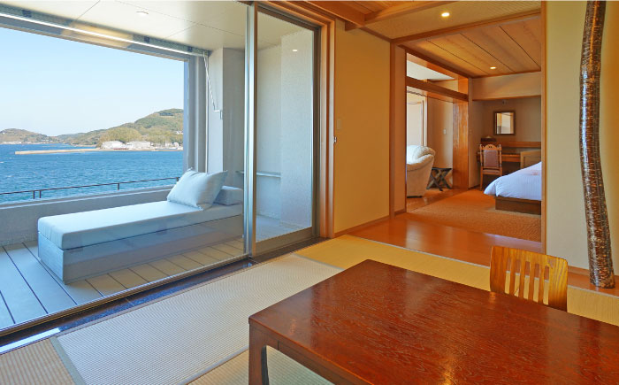 【3名様】離島唯一の”5つ星”旅館で極上ステイ（1泊2食付）※平日限定【壱岐リトリート海里村上】 [JEF002] 595000 595000円 宿泊券