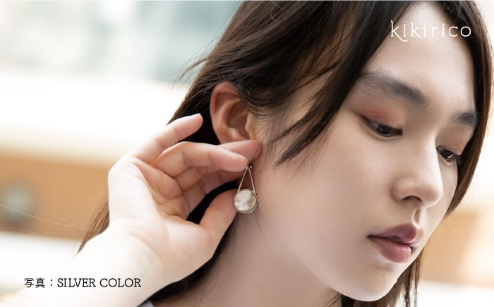 アバロンチョップスティックピアス（アワビ貝）《壱岐市》【kikirico】 アクセサリー ピアス  [JEY003] 36000 36000円