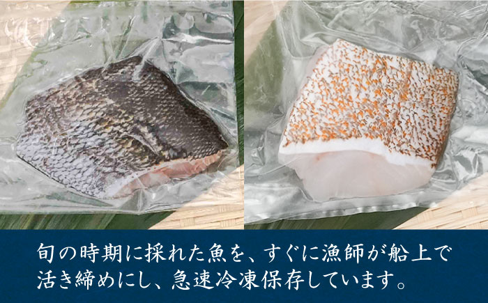 【ANA限定】アカハタ 、イサキ 2人前 壱岐玄海船団丸の魚（切り身）セット ～ANAシェフ洋食レシピ付き～ [JFC007] 海産物