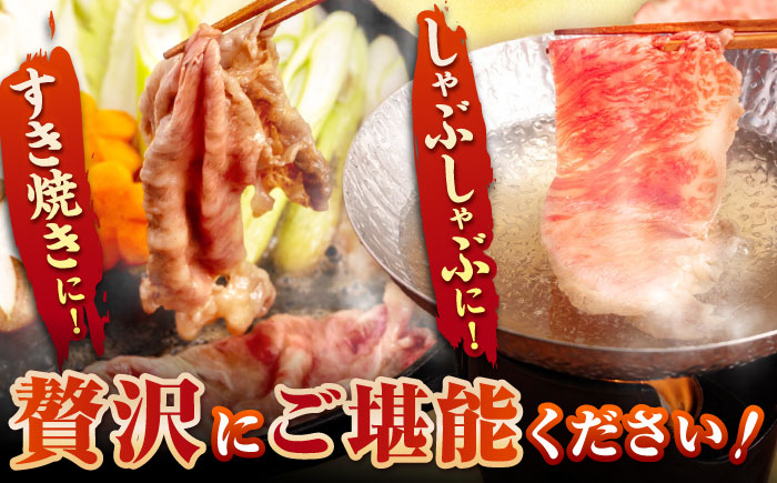 【最高級A5ランク】長崎和牛 極上 サーロインスライス 400ｇ（すき焼き・しゃぶしゃぶ用）《壱岐市》【肉の相川】 牛肉 牛 和牛  霜降り 霜ふり しゃぶしゃぶ すき焼 すき焼き 贈答 ギフト 贈り物 お中元 お歳暮 冷凍配送 A5 [JGB018] 30000 30000円 3万円