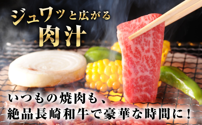 【A4～A5ランク】長崎和牛 焼肉用 モモ・上カルビ 総計900g《壱岐市》【野中精肉店】 牛 牛肉 和牛 赤身 焼肉 焼き肉 カルビ BBQ バーベキュー 食べ比べ ギフト 贈答用 冷凍配送 A4 A5 [JGC011]