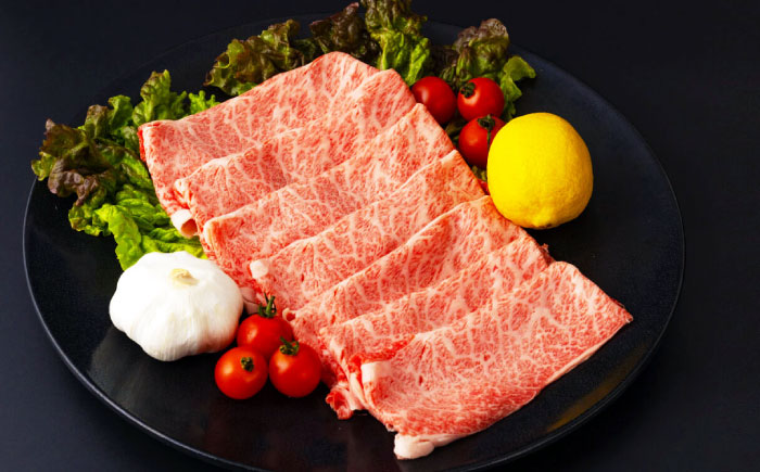 【全12回定期便】【A4～A5ランク】長崎和牛 スライスセット 1.2kg（モモ400g・肩ロース400g・リブロース400g）《壱岐市》【シュシュ】 牛 牛肉 和牛 国産 長崎和牛 しゃぶしゃぶ すき焼  リブロース 冷凍配送 A5 小分け [JGE060]