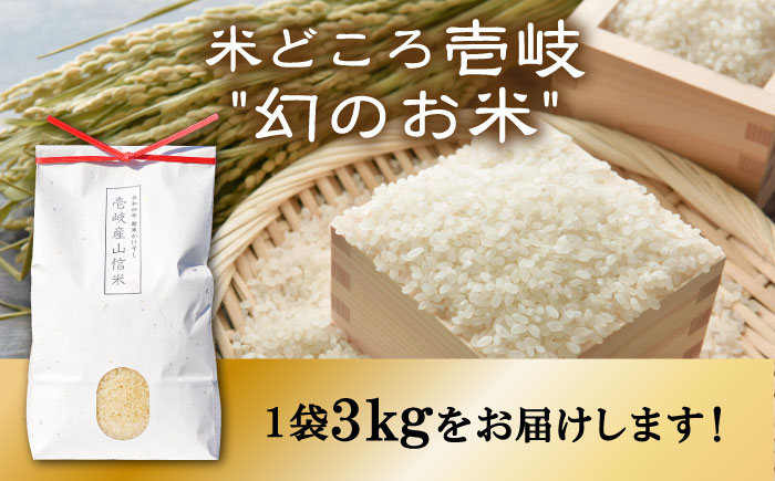 壱岐産 山信米 3kg《壱岐市》【イキテイク合同会社】 穀物 [JFG002] 17000 17000円