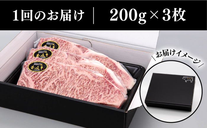 【全2回定期便】A4ランク A5ランク 壱岐牛 サーロインステーキ 200g×3枚 《壱岐市》【壱岐市ふるさと商社】 72000 72000円 7万円 [JAA034]