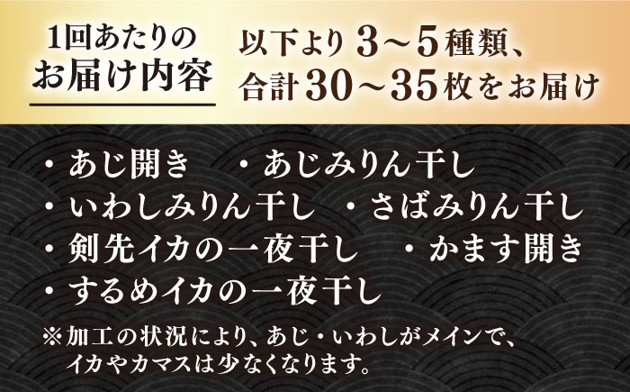 【全12回定期便】【訳あり】大量干し物セット《壱岐市》【馬渡水産】訳あり 訳アリ あじ アジ いわし イワシ かます カマス いか イカ さば サバ 鯵 鰯 鯖 干物 ひもの 干物セット 冷凍配送 [JAQ023]