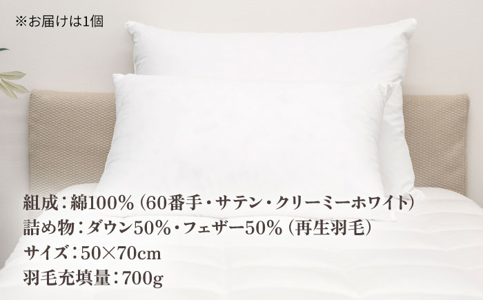 【高島屋選定品】〈富士新幸九州〉「GuuG」50×70cm ダウンピロー アップサイクル ダウン50%《壱岐市》[JFJ043]
