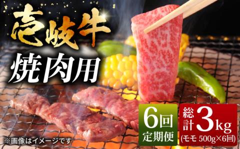 【全6回定期便】壱岐牛焼き肉セット 500g [JCG055]